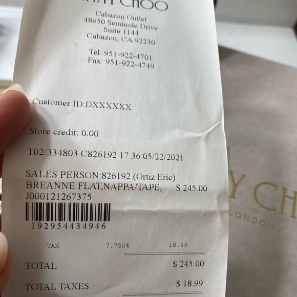 100% Authentic JIMMY CHOO SANDAL - Picture 4 of 6